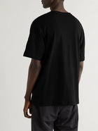 adidas Originals - R.Y.V. Webbing-Trimmed Cotton-Jersey T-Shirt - Black