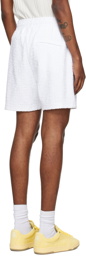 Casablanca White Monogram Shorts