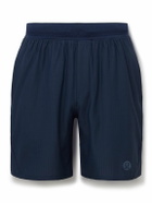Lululemon - Straight-Leg 7" Striped Recycled-Mesh Tennis Shorts - Blue