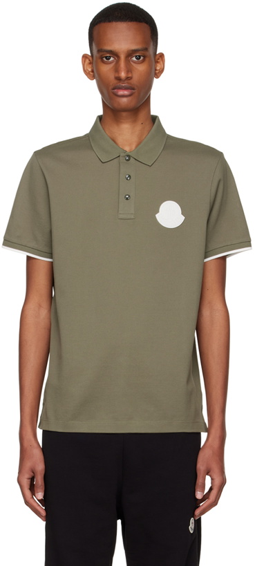 Photo: Moncler Green Cotton Polo