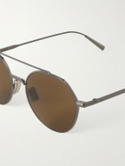 Dior Eyewear - DiorBlackSuit R6U Aviator-Style Gold-Tone Sunglasses