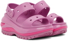 Crocs Pink Mega Crush Sandals