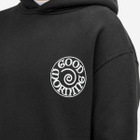 Good Morning Tapes Men's Spiral Logo Hoodie in Black