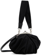 Y's Black Tuck Clasp Pochette Bag