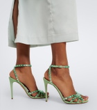 Aquazzura Tequila embellished leather sandals