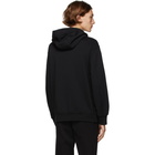 Neil Barrett Black Get Lost Hoodie