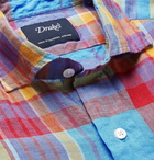 Drake's - Checked Linen Shirt - Multi