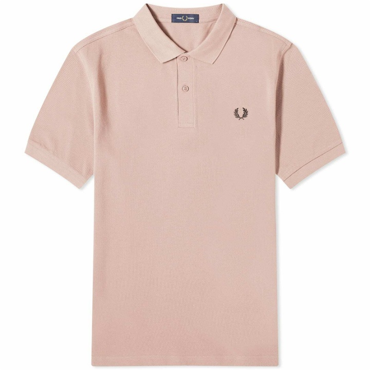 Photo: Fred Perry Men's Plain Polo Shirt in Dark Pink