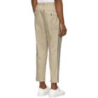 Moncler Tan Side Stripe Sportivo Trousers