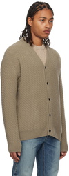 Solid Homme Tan Slash Cardigan