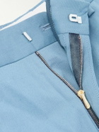 Paul Smith - Straight-Leg Cotton-Blend Twill Trousers - Blue