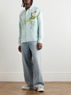 SKY HIGH FARM - Embroidered Cotton-Poplin Shirt - Blue