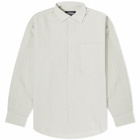 FrizmWORKS Men's Seersucker Stripe Napoli Shirt in White