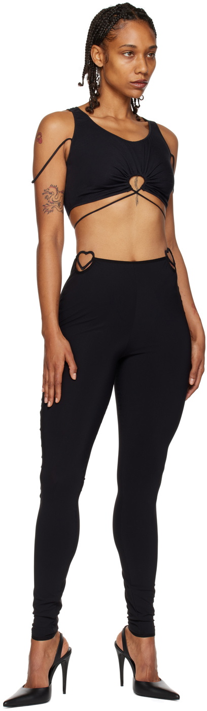 Nensi Dojaka Black Hardware Leggings