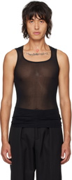 LGN Louis Gabriel Nouchi Black Square Tank Top