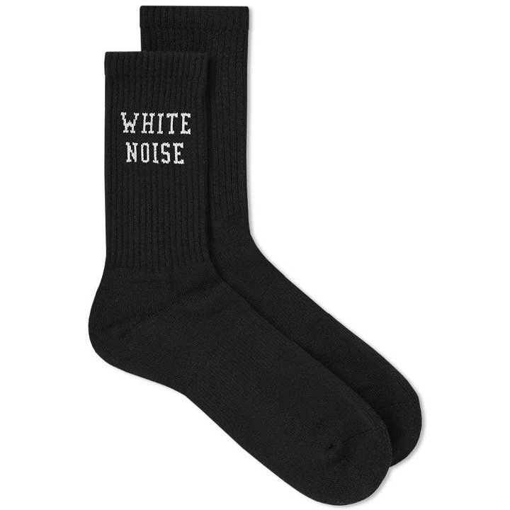 Photo: Undercover White Noise Sock Black