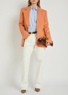 Stella Mccartney Boyfriend Wool Blazer Orange