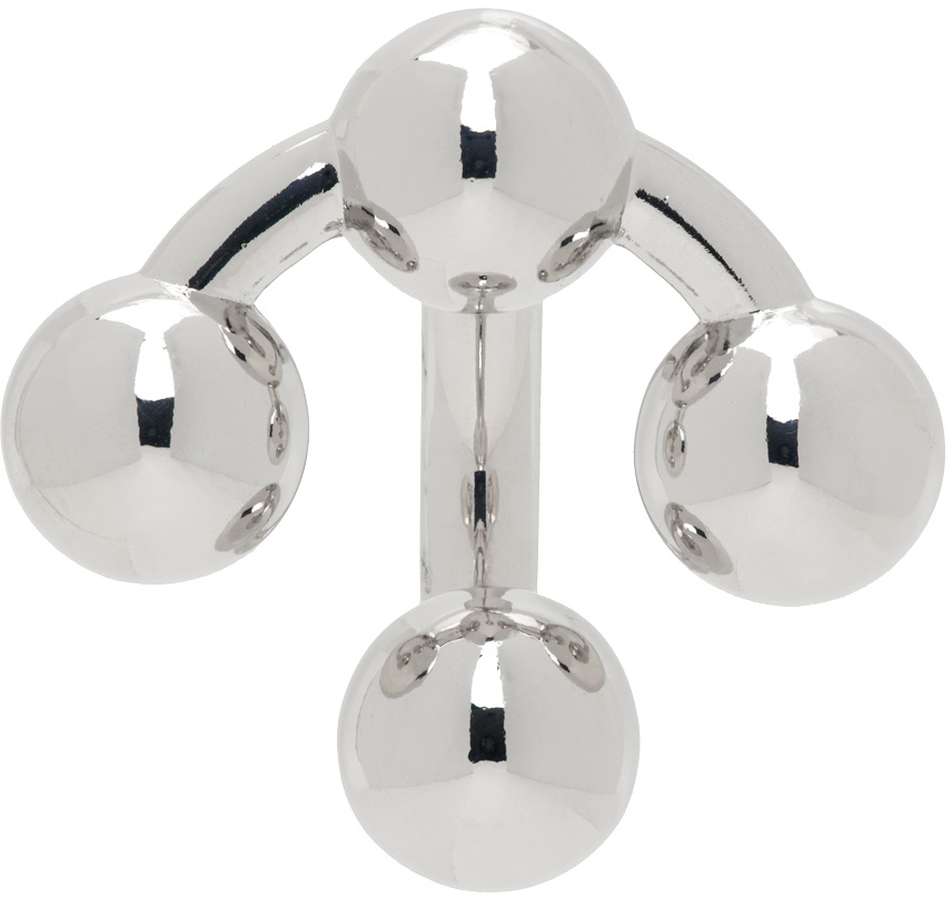 Lorette Colé Duprat Silver Quadri Single Earring