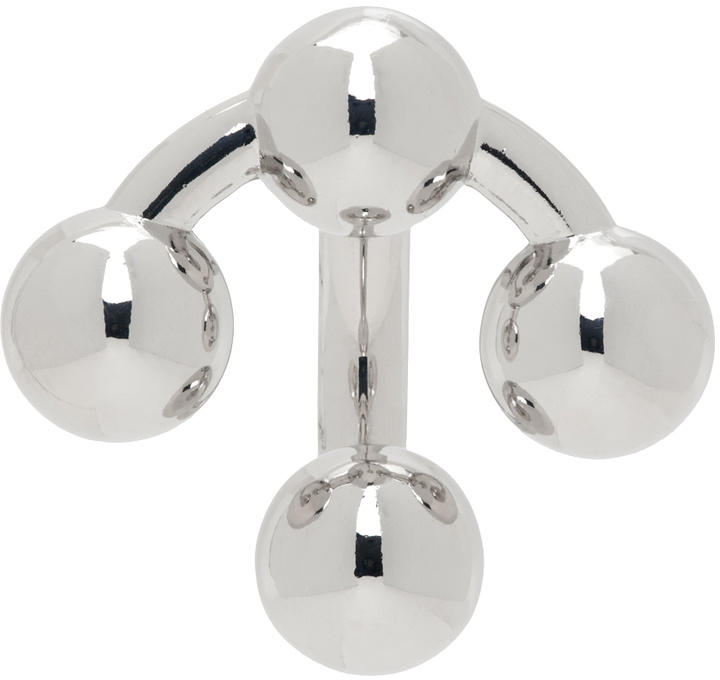 Photo: Lorette Colé Duprat Silver Quadri Single Earring