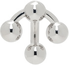 Lorette Colé Duprat Silver Quadri Single Earring