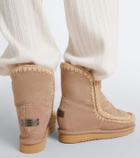 Mou Inner Wedge shearling-lined suede ankle boots