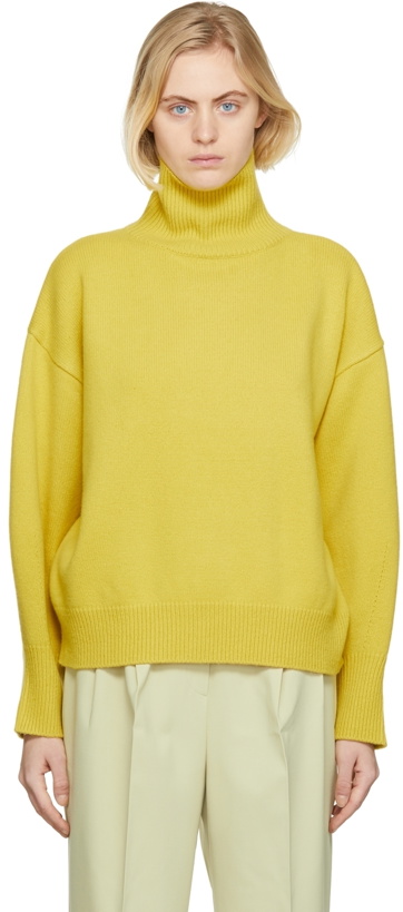 Photo: The Frankie Shop Yellow Joya Turtleneck