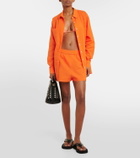 Jade Swim Mika sheer cotton shorts