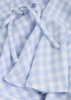 Sleeper Nebula Checked Twill Pyjama set Blue And White