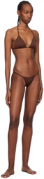 ÉTERNE Brown Thea 90s Bikini Bottom