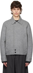 Lanvin Gray Linen Jacket