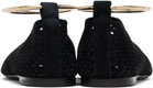 Jil Sander Black Ring Ballerina Flats