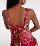 Camilla Printed silk jumpsuit