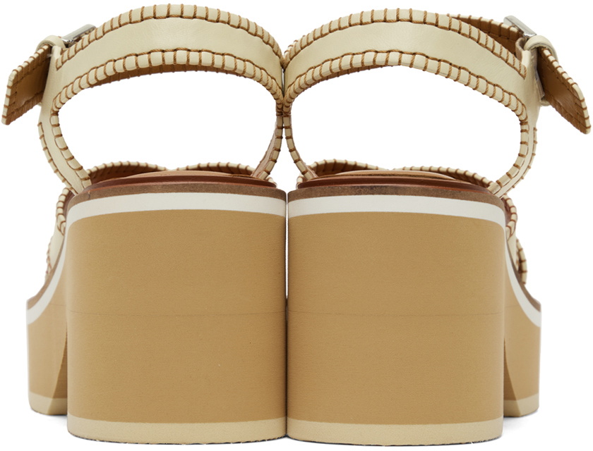 Clergerie Off-White Charline Heeled Sandals