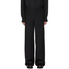 Valentino Black Satin Adjustable Trousers