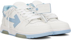 Off-White White & Blue Out Of Office Sneakers