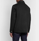 Dunhill - Padded Wool, Mulberry Silk and Cashmere-Blend Overshirt - Gray