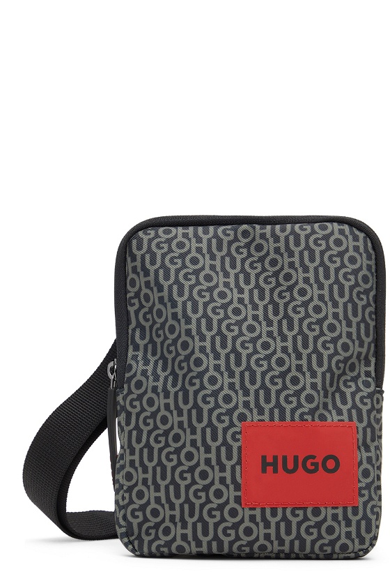 Photo: Hugo Black Logo Messenger Bag