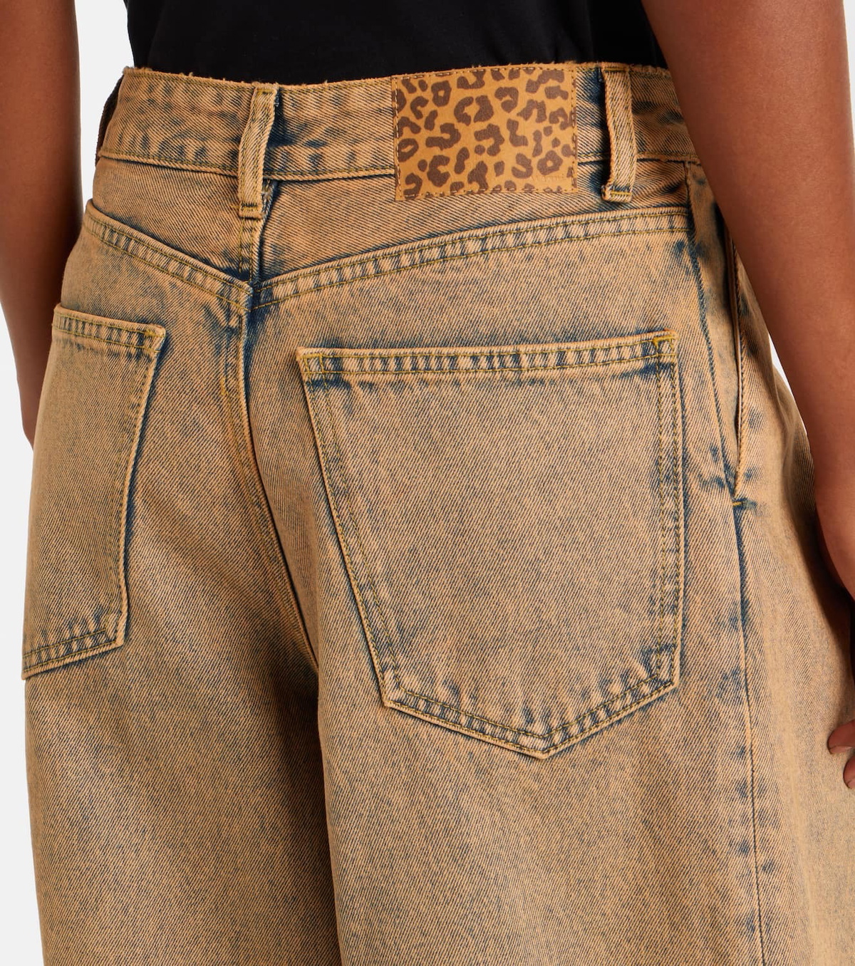 Alanui Desert Rose wide-leg jeans