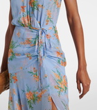 Veronica Beard Dovima floral silk maxi dress