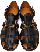 Gucci Black Horsebit Sandals