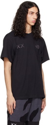 The North Face Black KAWS Edition Embroidered T-Shirt