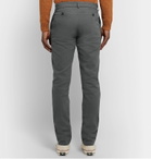 Freemans Sporting Club - Slim-Fit Brushed Cotton-Twill Trousers - Gray