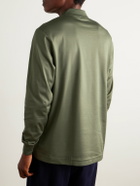 Charvet - Cotton-Sateen Polo Shirt - Green