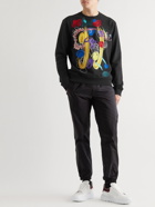 Fendi - Noel Fielding Embroidered Cotton-Jersey Sweatshirt - Black