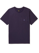 Needles - Logo-Appliquéd Jersey T-Shirt - Purple