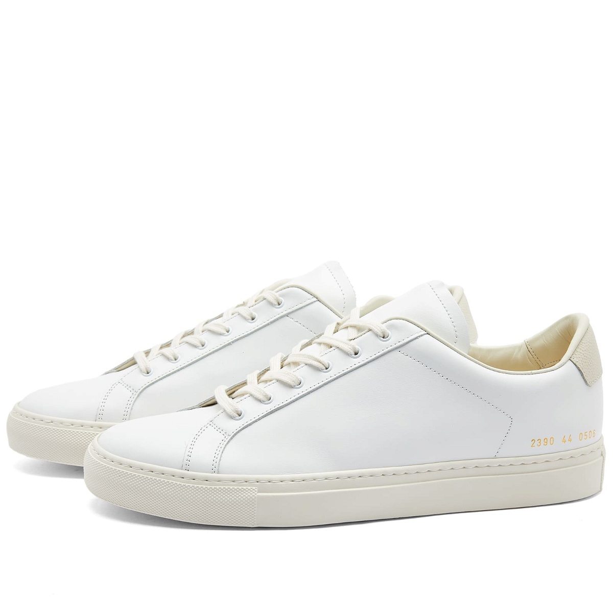 Photo: Common Projects Men's Retro Low Sneakers in White