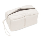 Bottega Veneta White Intrecciato Padded Pouch