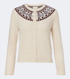 Dôen Olympe Fair Isle cashmere cardigan