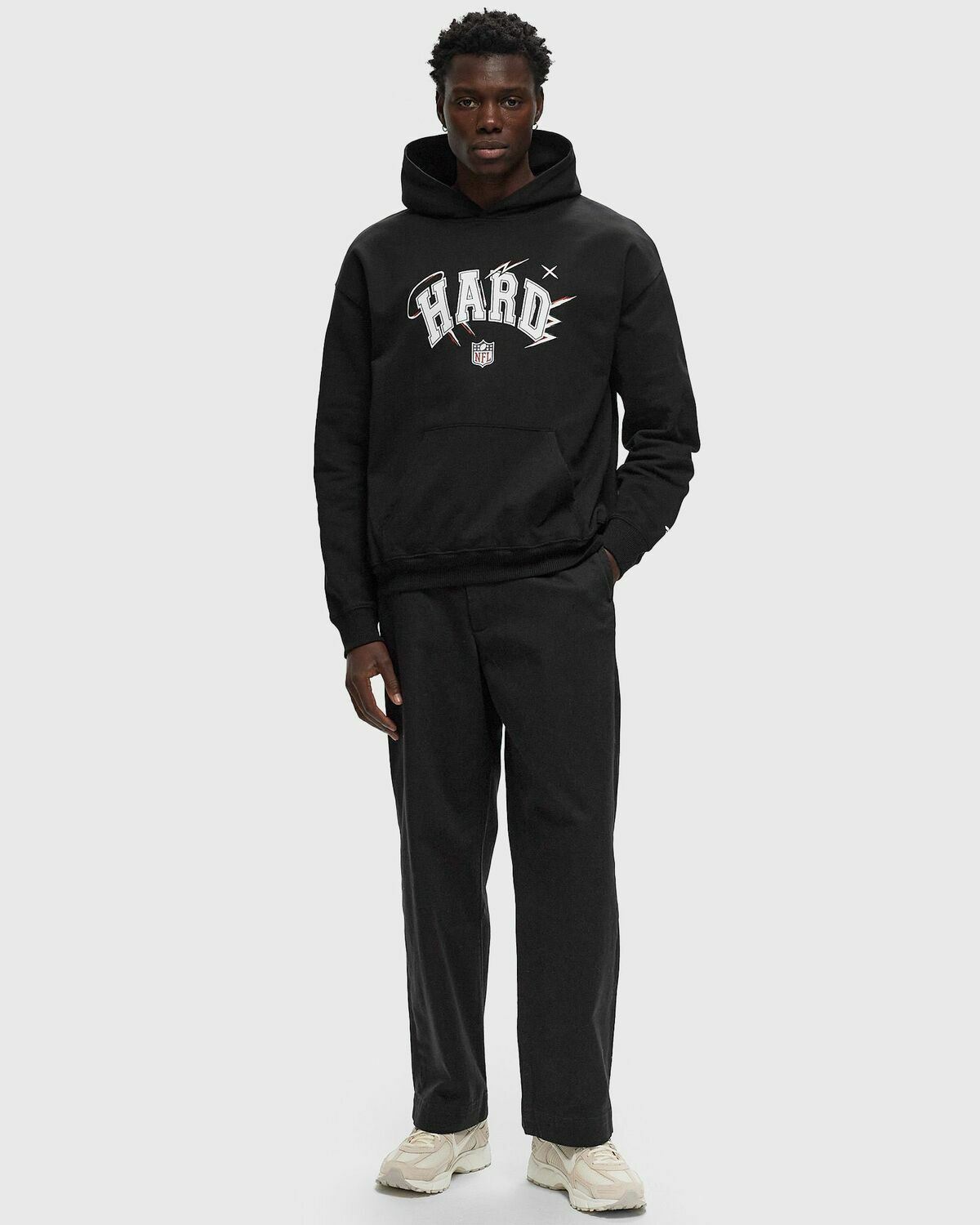 Fanatics X Hard Nfl London Hoodie Black Hoodies