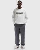 BRAND PHOTO LS CREW White Mens Longsleefe